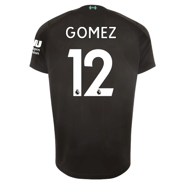 Camiseta Liverpool NO.12 Gomez Tercera equipación 2019-2020 Negro